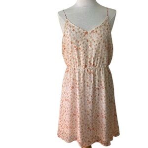 NW Vero Moda Spaghetti Strap Short Floral Chiffon Sundress, Size L